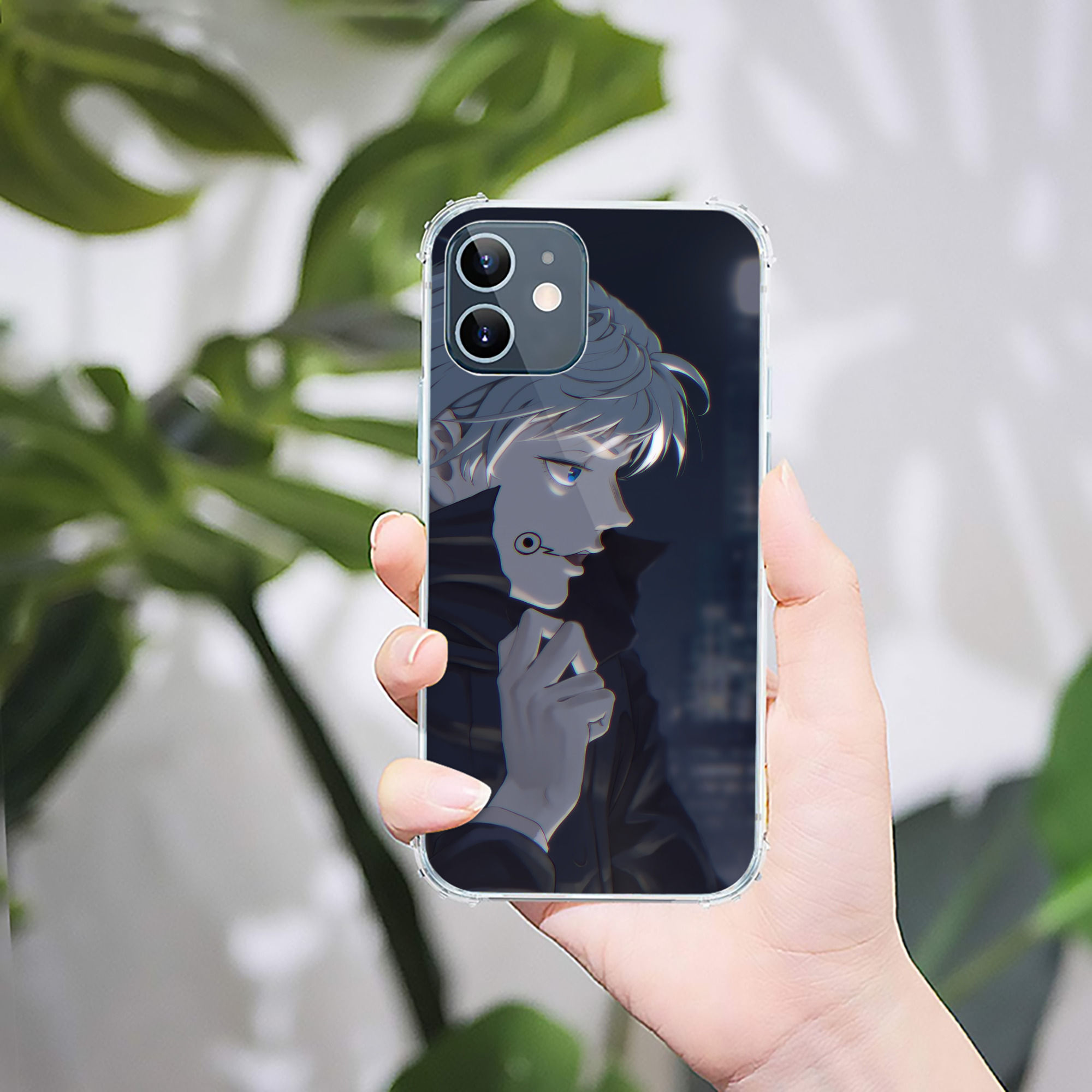 （画像用） 呪術廻戦 Jujutsu Kaisen 【iPhone 12シリーズ対応】透明スマホケース（クリアソフトケース）